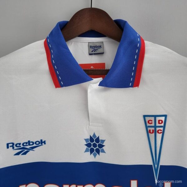 Retro 1998 Long Sleeve Deportivo Universidad Católica Home Soccer Jersey - Image 9