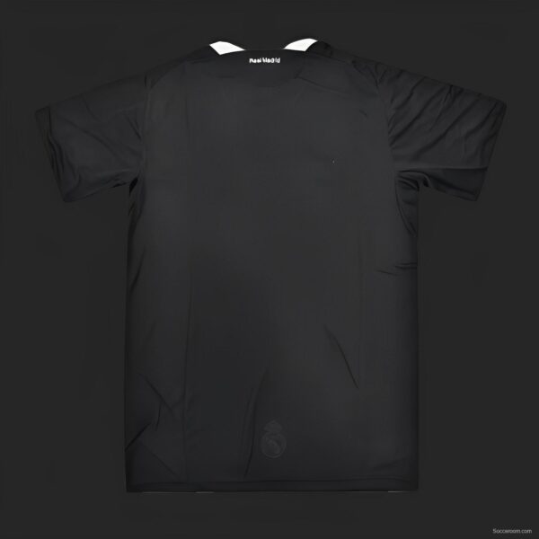 Retro 08/09 Real Madrid Third Black Jersey - Image 2