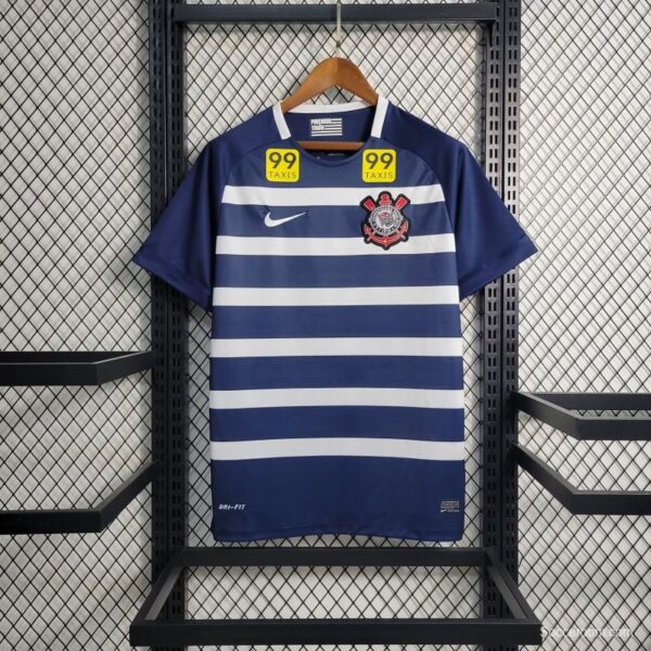 Retro 14-15 Corinthians Third Navy Jersey
