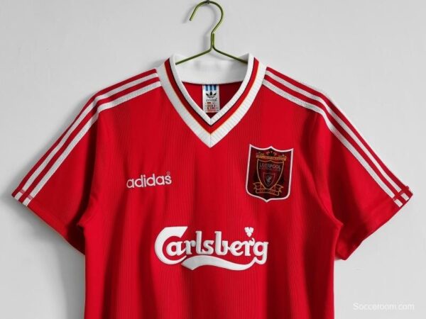 Retro 1995/96 Liverpool Home Soccer Jersey - Image 11
