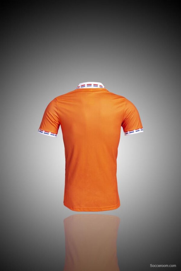 Retro 1996 The Netherlands Home Soccer Jersey - Image 13
