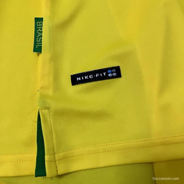 Retro 1997 Brazil Home Soccer Jersey - Image 4