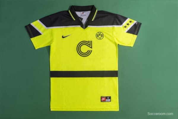 RETRO 96/97 Dortmund Champions League Home Soccer Jersey - Image 10