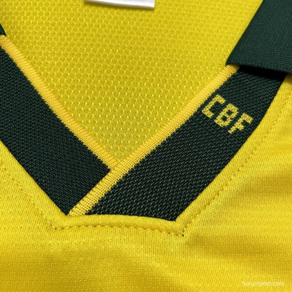 Retro 1994 Brazil Home Soccer Jersey - Image 11