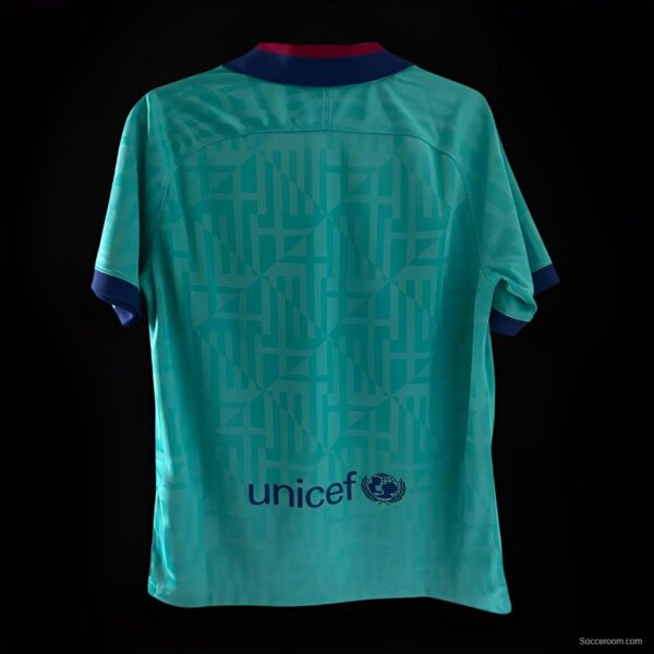 Retro 19/20 Barcelona Third Blue Jersey - Image 2