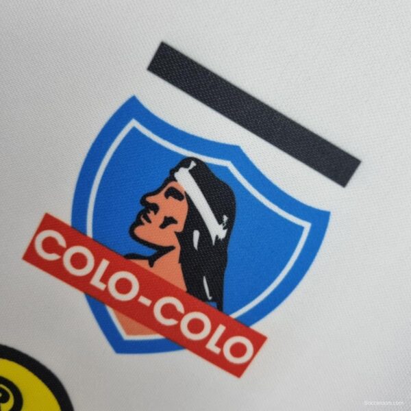 Retro 1995 Colo Colo home Soccer Jersey - Image 7