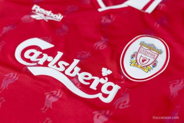 Retro 96/98 Liverpool Home Soccer Jersey - Image 4