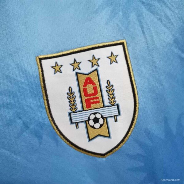 Retro 2010 Uruguay Home Soccer Jersey - Image 5