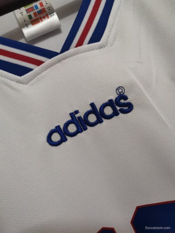 Retro 1996 France Away Soccer Jersey - Image 8
