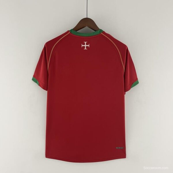 Retro Portugal 2006 Home Soccer Jersey - Image 2