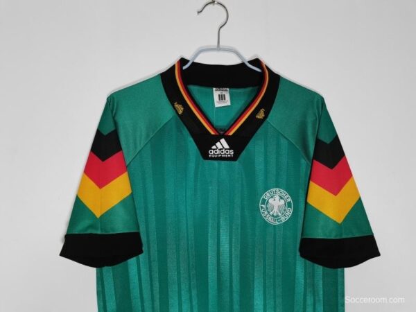 Retro 1992 Germany Away Soccer Jersey - Image 3