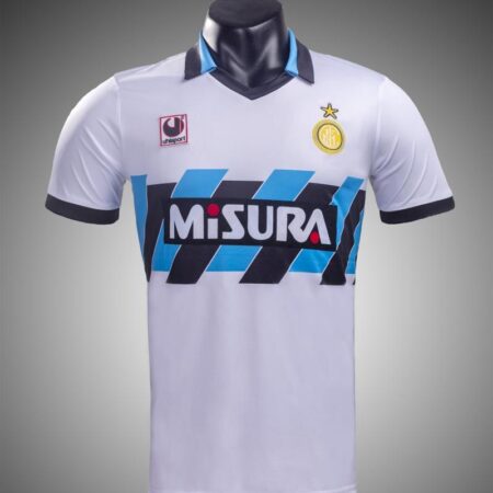 RETRO 90/91 Inter Away Soccer Jersey