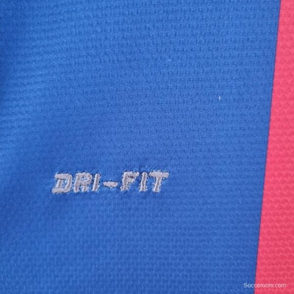 Retro 10/11 Barcelona Long Sleeve Home Soccer Jersey - Image 2