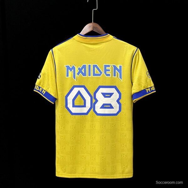 Retro 2008 West Ham Iron Maiden Yellow Jersey - Image 5