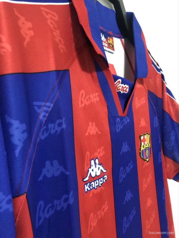 Retro 96/97 Barcelona Home Soccer Jersey - Image 2