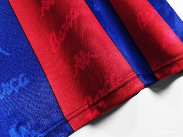 Retro 1995/97 Barcelona Home Soccer Jersey - Image 3