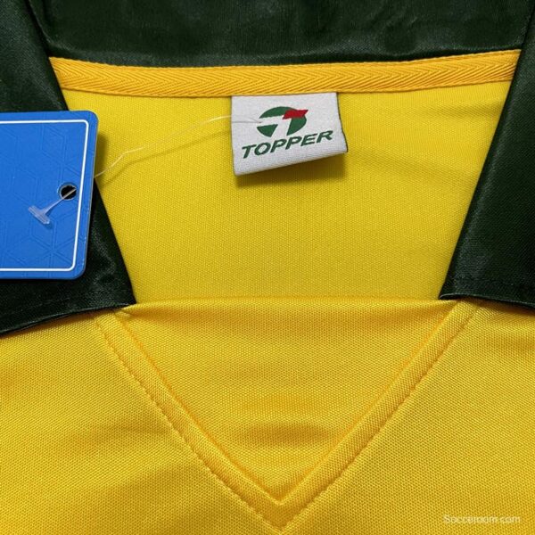 Retro 1988 Brazil Home Soccer Jersey - Image 7