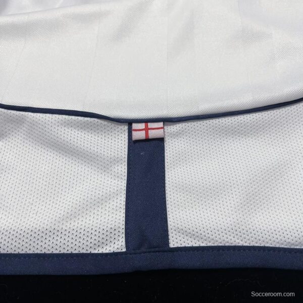 Retro 2002 England Home Soccer Jersey - Image 2