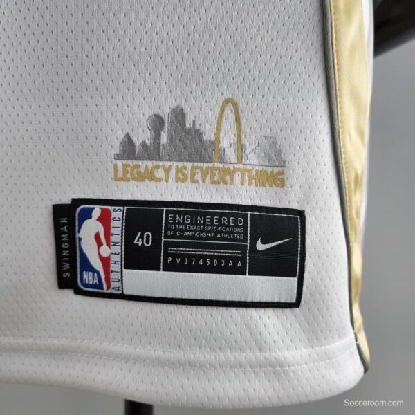 2020 Dallas Mavericks DONCIC#77 City Edition White NBA Jersey - Image 5