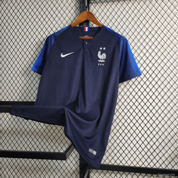 Retro 2018 France Home Jersey - Image 8