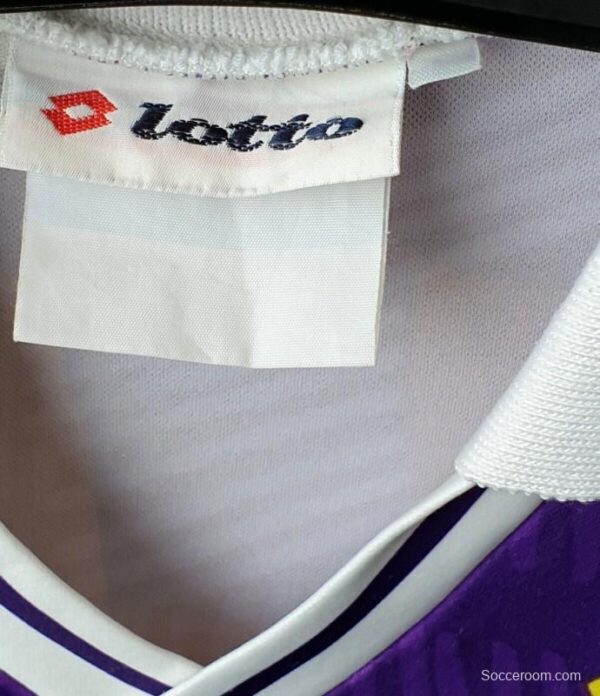 Retro 91/92 Fiorentina Home Jersey - Image 3