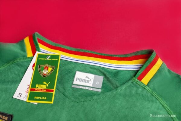 Retro 2002 Cameroon Home Soccer Jersey - Image 2