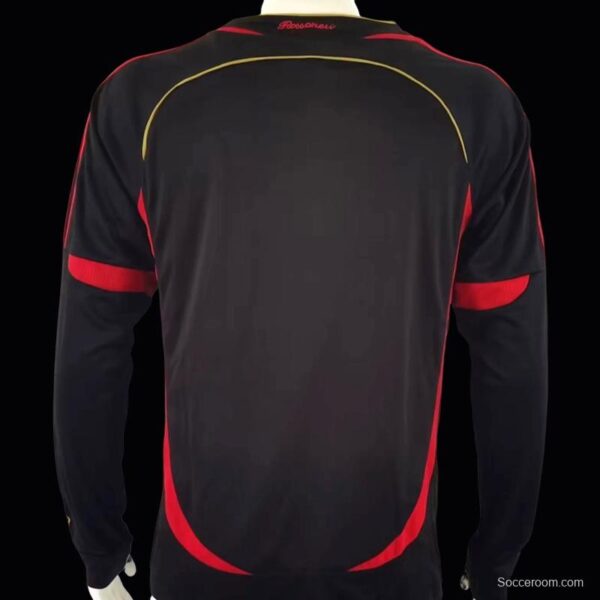 Retro 06/07 AC Milan Third Black Long Sleeve Jersey - Image 2