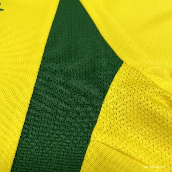 Retro 2002 Brazil Home Soccer Jersey - Image 7