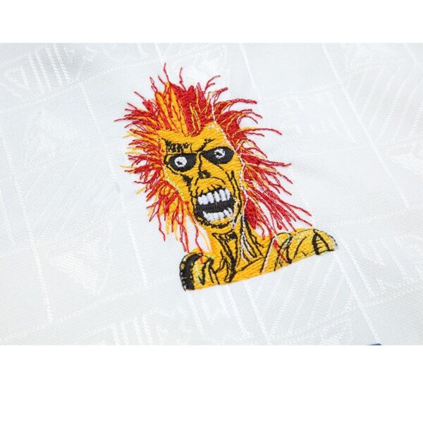 Retro 99/01 West Ham United x Iron Maiden Away White Jersey - Image 7