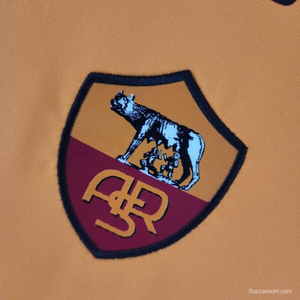 Retro 05/06 Long Sleeve Roma Home Soccer Jersey - Image 2