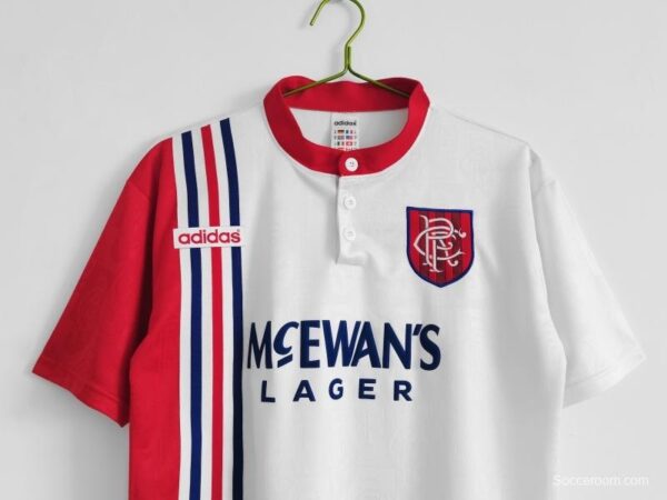 Retro 1996/97 Rangers Away Soccer Jersey - Image 9