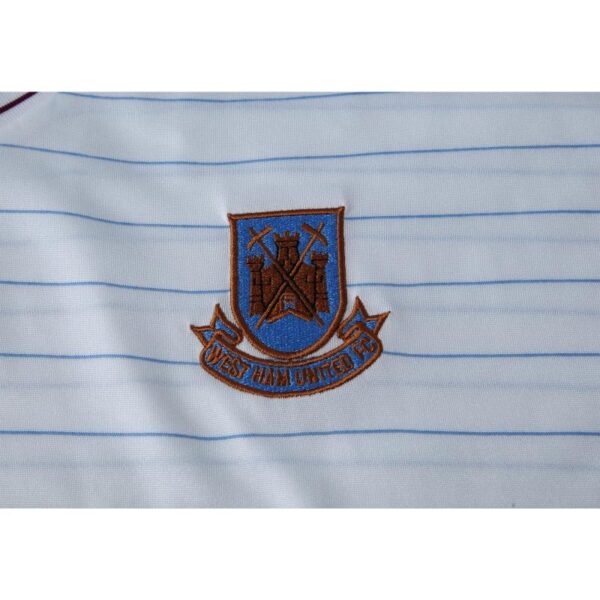 Retro 86/87 West Ham United Away White Jersey - Image 5