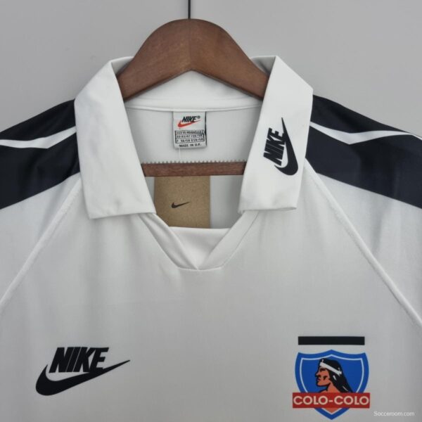 Retro 1995 Colo Colo home Soccer Jersey - Image 8