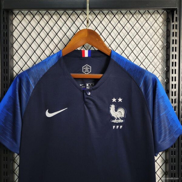 Retro 2018 France Home Jersey - Image 5