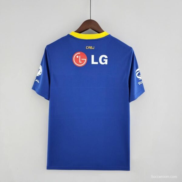 Retro 10/11 Boca Juniors Home Soccer Jersey - Image 3