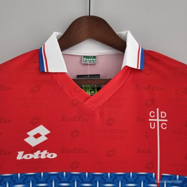 Retro 1996 Long Sleeve Deportivo Universidad Católica Third Away Soccer Jersey - Image 8