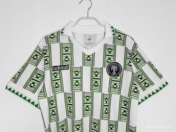 Retro 1994 Nigeria Away Soccer Jersey - Image 8