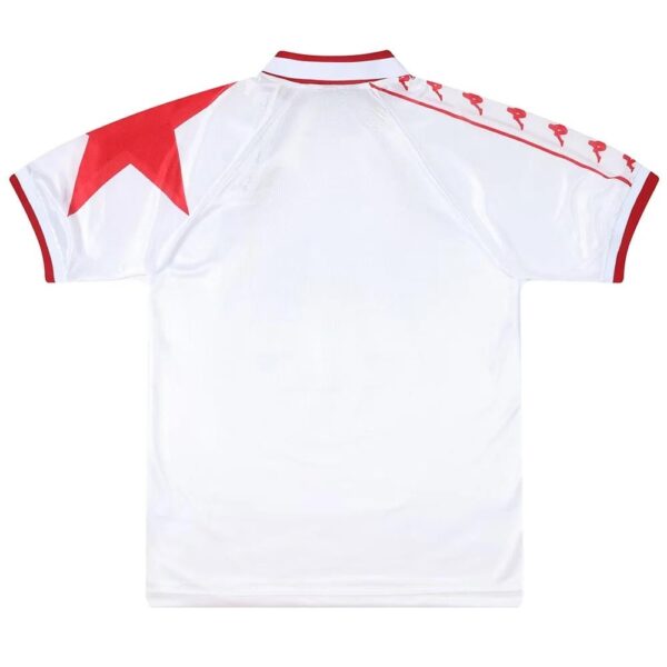 Retro 95/97 Red Star Belgrade Away White Jersey - Image 2