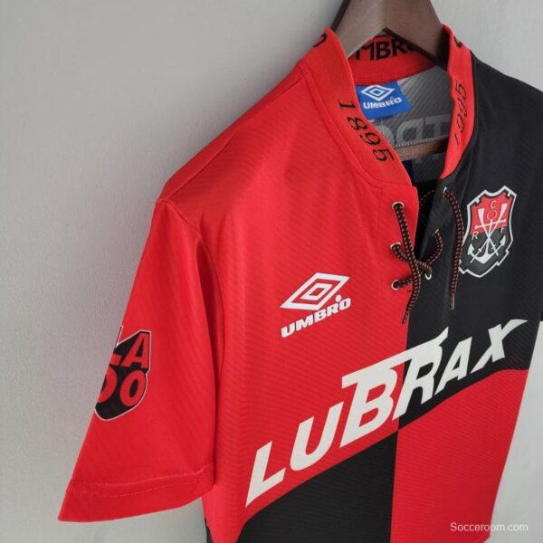 Retro 1994 Flamengo 100th Anniversary Edition Home Soccer Jersey - Image 5