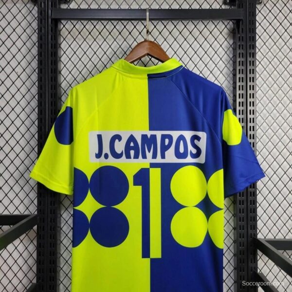 Retro 1998 Mexico Goalkeeper CAMPOS 1 Home Yellow Jersey - Image 2