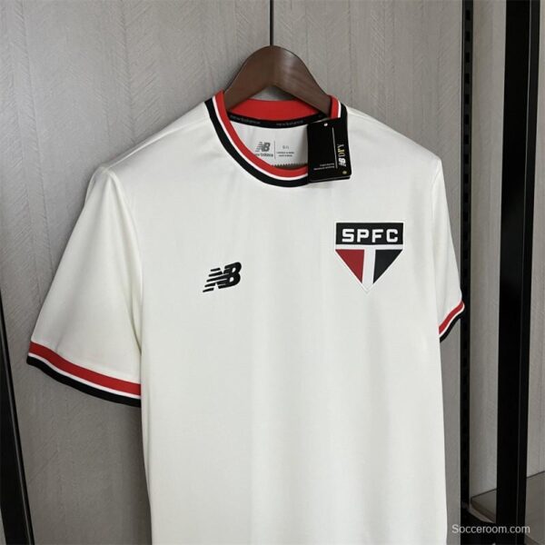 24/25 Sao Paulo Beige Jersey - Image 5