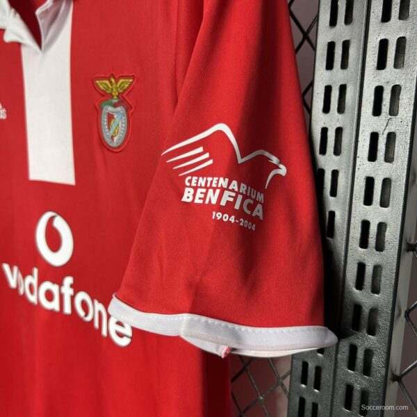 2004/05 Benfica Home Retro Jersey - Image 5