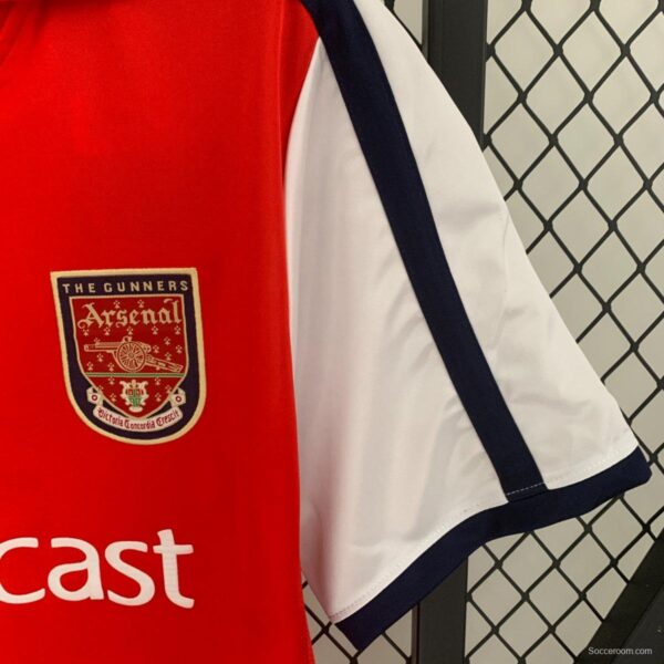 Retro 01/02 Arsenal Home Jersey - Image 3