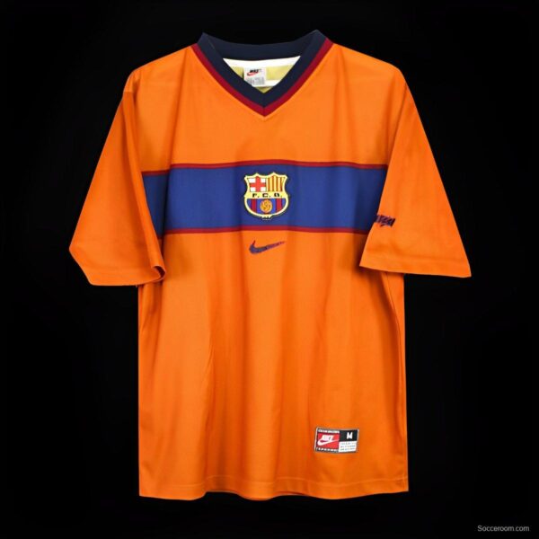 Retro 99/00 Barcelona Third Orange Jersey