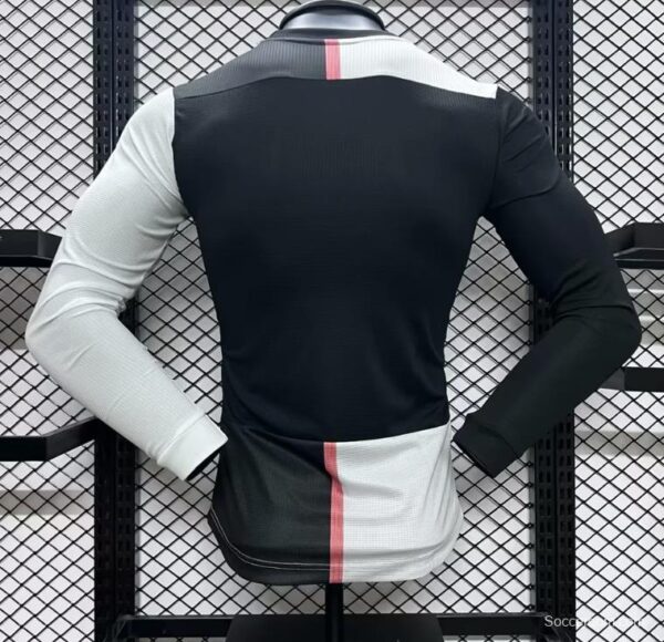 Player Version 19/20 Juventus Home Long Sleeve Retro Jersey - Image 2