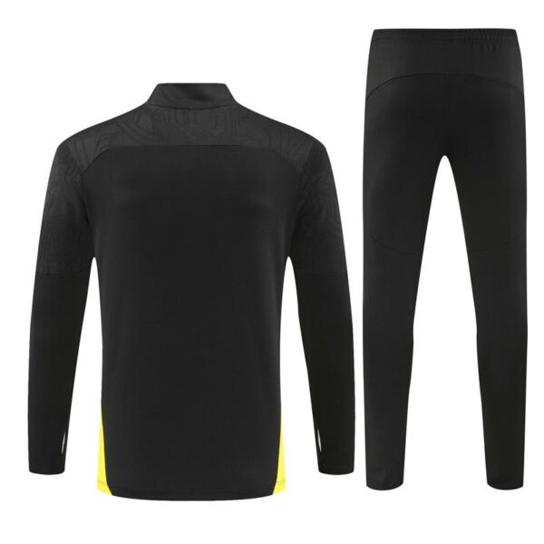 24/25 Borussia Dortmund Black Half Zipper Jacket+Long Pants - Image 16