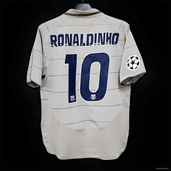 Retro 03/04 Barcelona Away Jersey - Image 2
