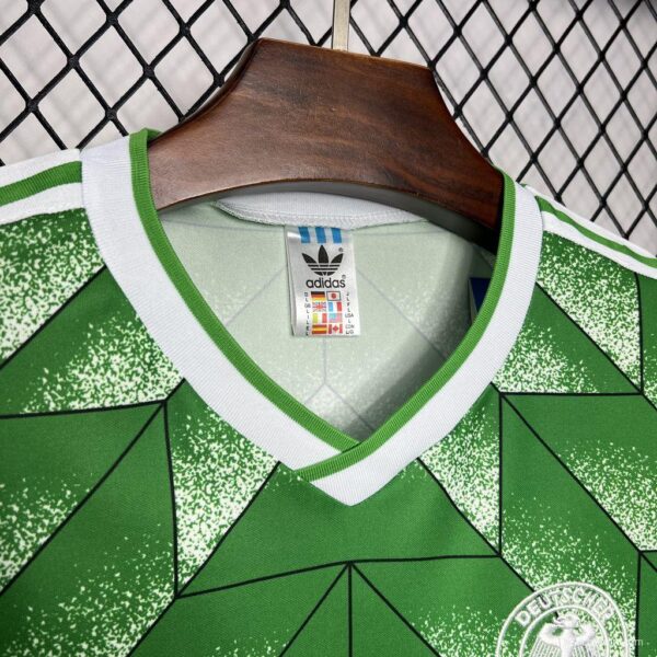 Retro 1990 Germany Away Green Jersey - Image 3