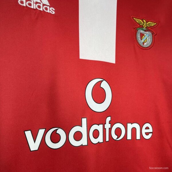 2004/05 Benfica Home Retro Jersey - Image 6