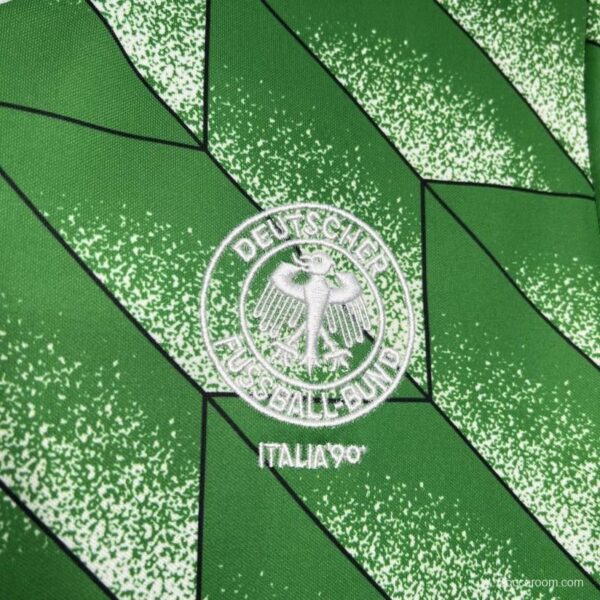 Retro 1990 Germany Away Green Jersey - Image 8